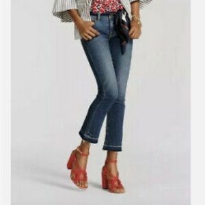 CAbi Kick it Crop Jean Sz 4